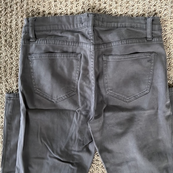 Madewell Vintage Satin Skinny Gray Pants size 26 - Picture 7 of 7